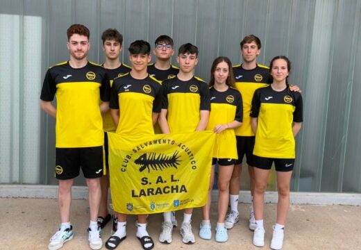 O Club Salvamento Acuático Laracha logra dous récords galegos absolutos no Campionato de España
